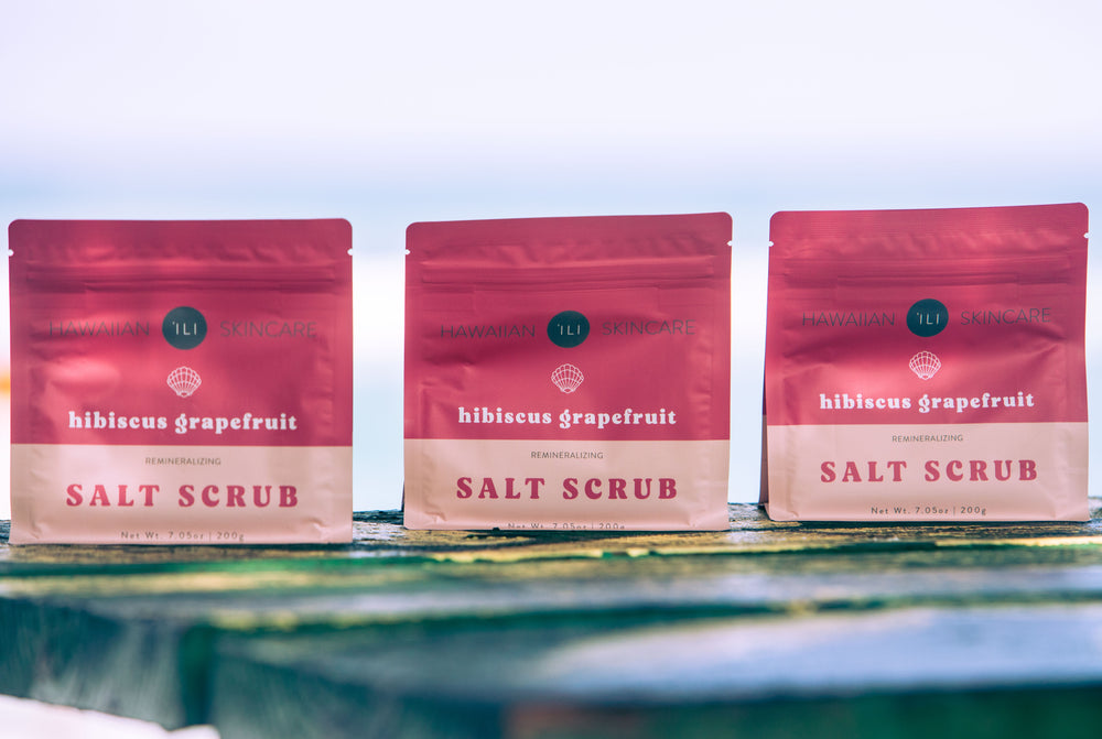 
                  
                    Load image into Gallery viewer, Hibiscus + Grapefruit Salt Scrub
                  
                