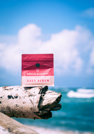 
                  
                    Load image into Gallery viewer, Hibiscus + Grapefruit Salt Scrub
                  
                