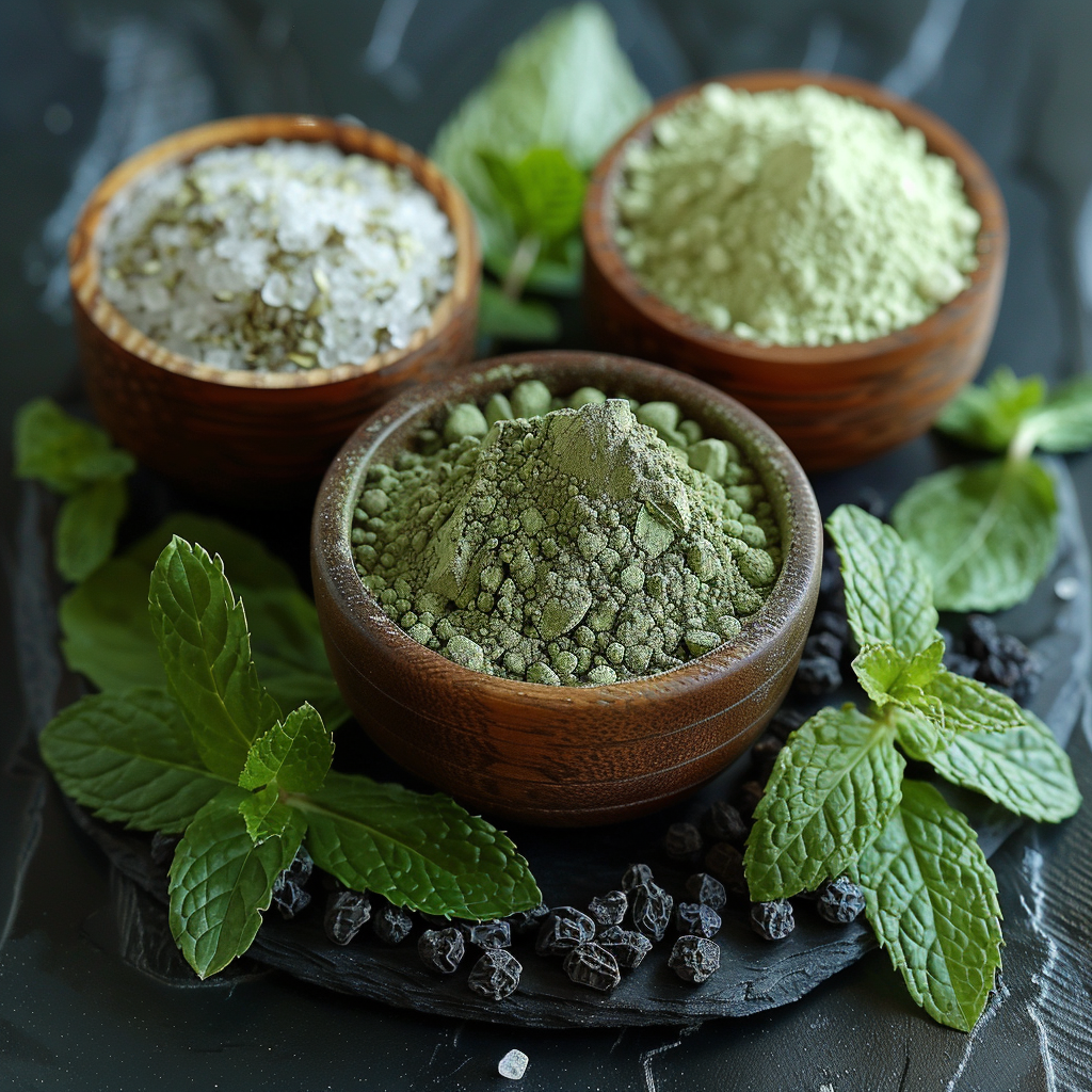 Matcha Mint Salt Scrub 