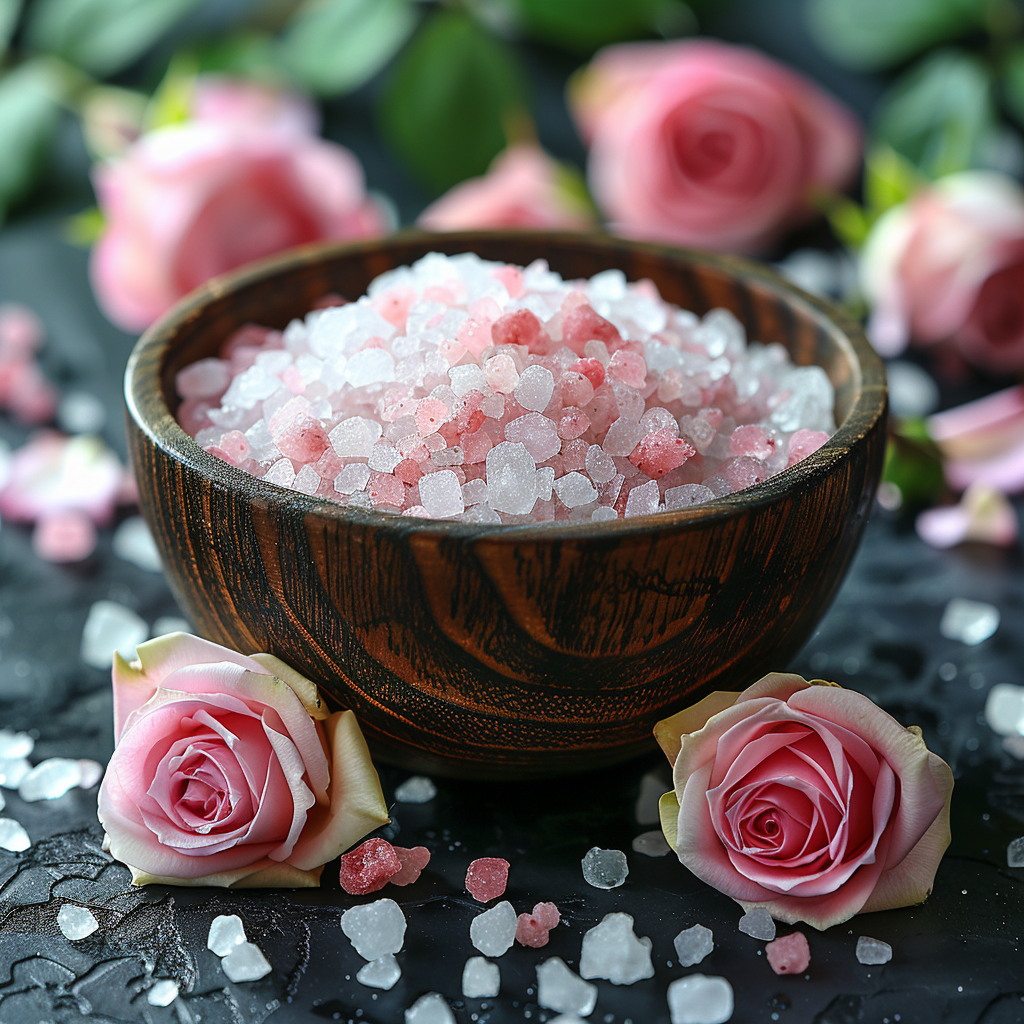 Rose Sea Soak Bowl