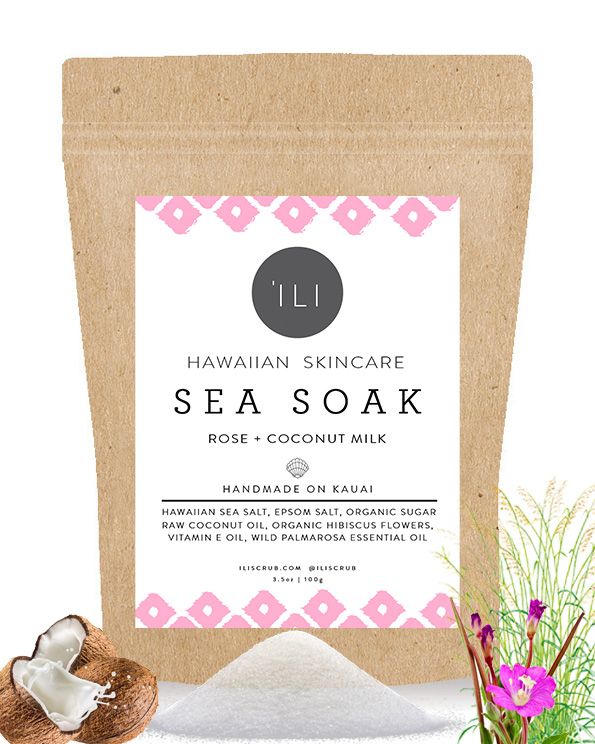 Rose + Coconut Milk Sea Soak