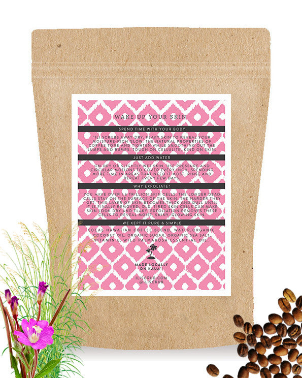 Rose Coffee Scrub Ingredients